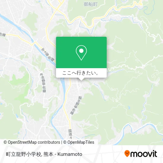 町立龍野小学校地図