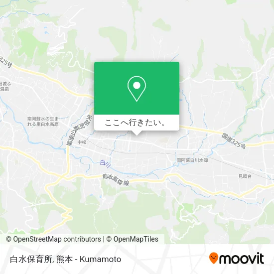 白水保育所地図