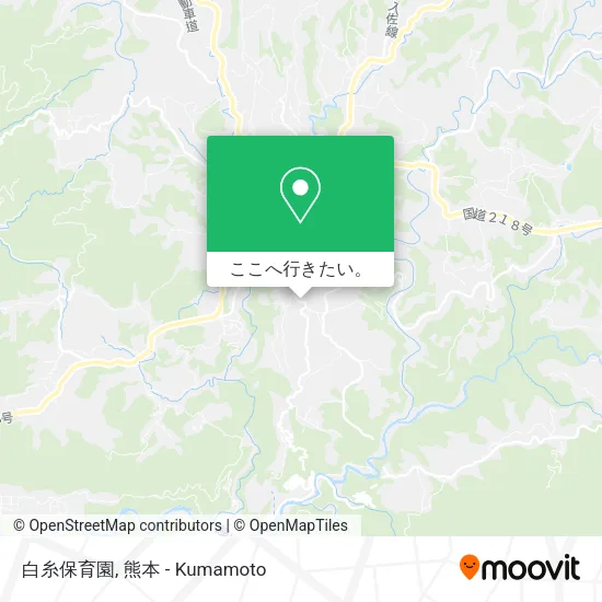 白糸保育園地図