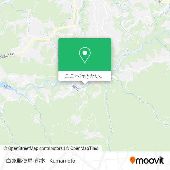 白糸郵便局地図