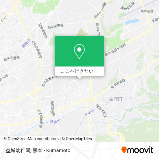 益城幼稚園地図