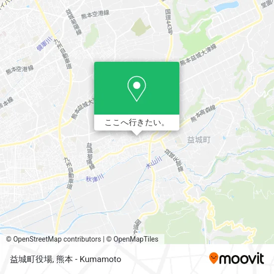 益城町役場地図