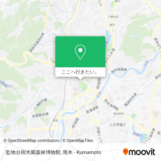 監物台樹木園森林博物館地図