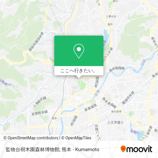 監物台樹木園森林博物館地図