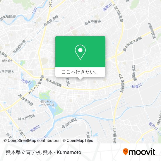 熊本県立盲学校地図