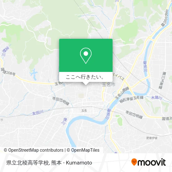 県立北稜高等学校地図