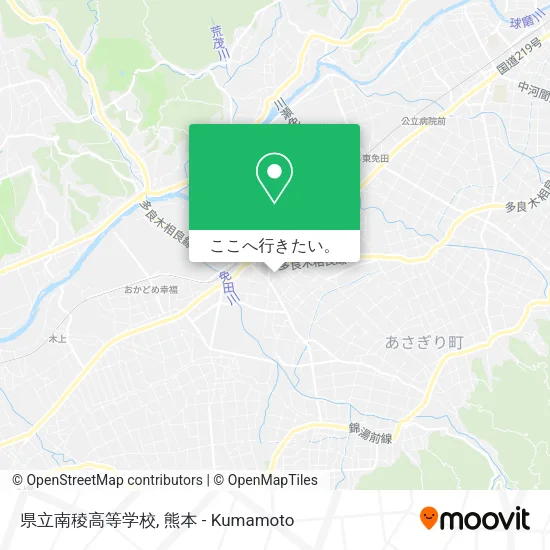 県立南稜高等学校地図