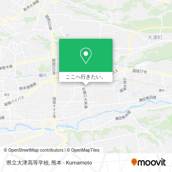 県立大津高等学校地図