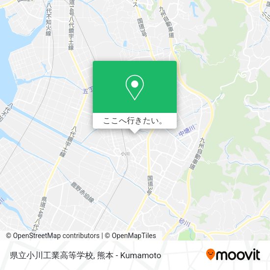 県立小川工業高等学校地図