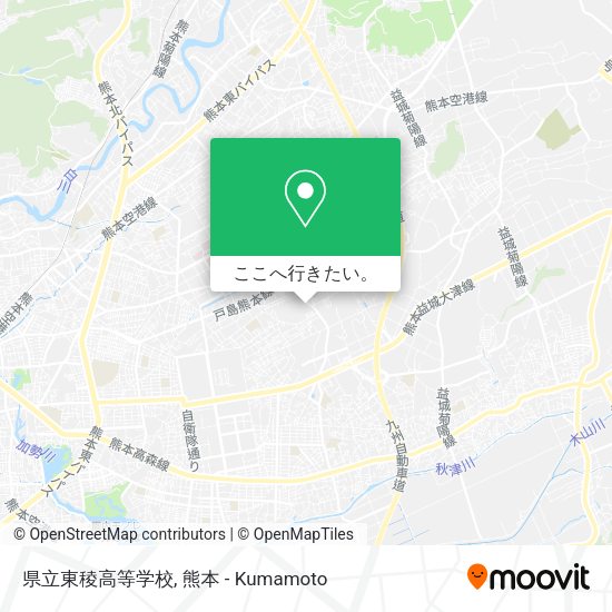 県立東稜高等学校地図