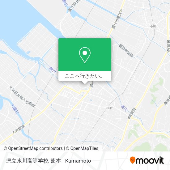 県立氷川高等学校地図