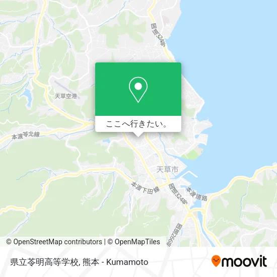 県立苓明高等学校地図