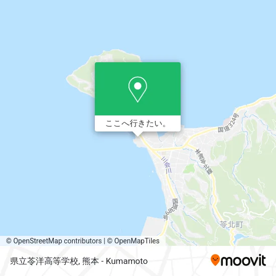 県立苓洋高等学校地図