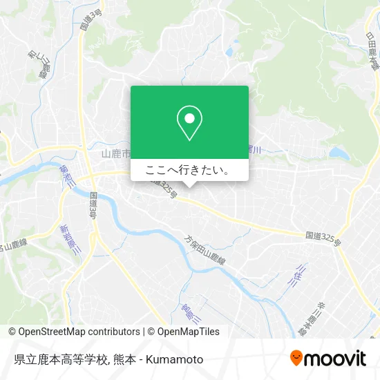 県立鹿本高等学校地図