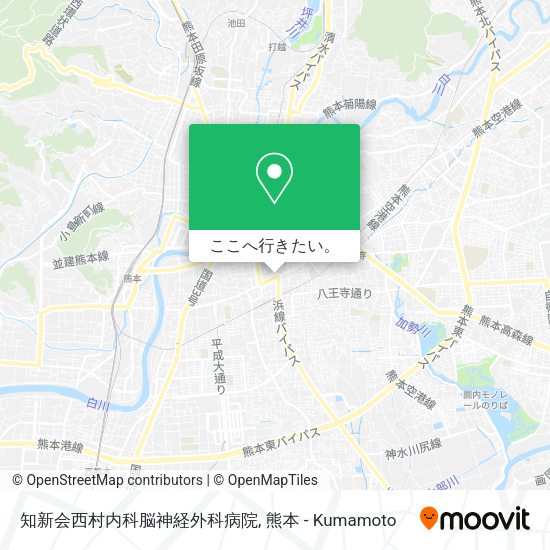 知新会西村内科脳神経外科病院地図