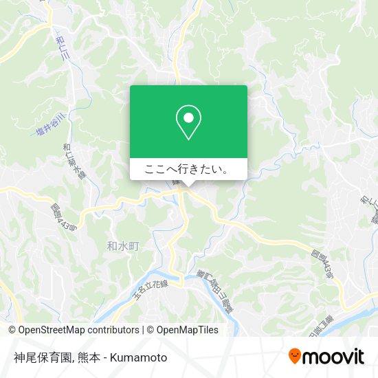 神尾保育園地図