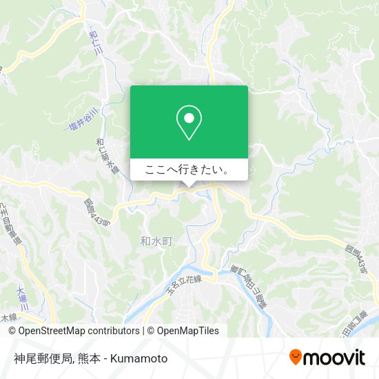 神尾郵便局地図