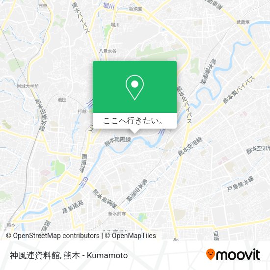 神風連資料館地図