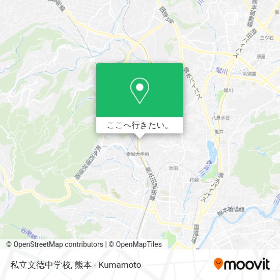 私立文徳中学校地図