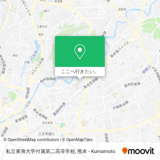 私立東海大学付属第二高等学校地図