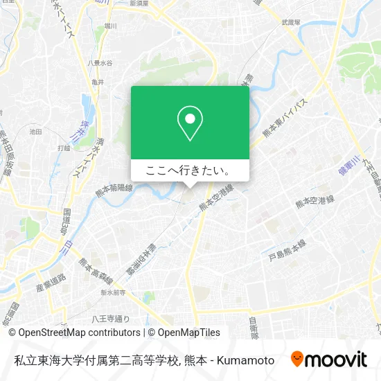 私立東海大学付属第二高等学校地図