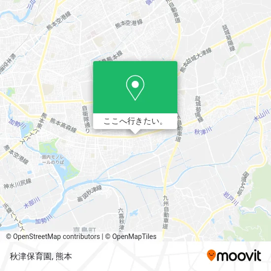 秋津保育園地図