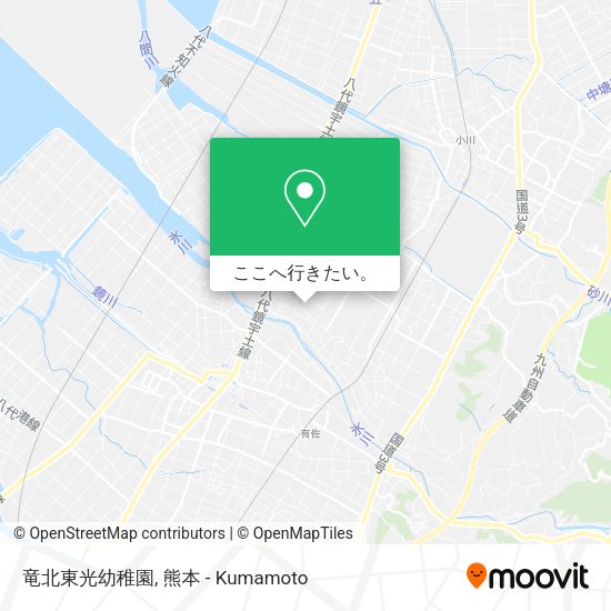 竜北東光幼稚園地図