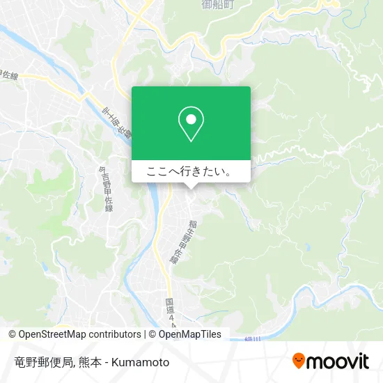 竜野郵便局地図