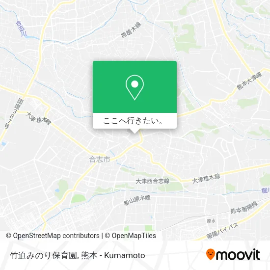 竹迫みのり保育園地図