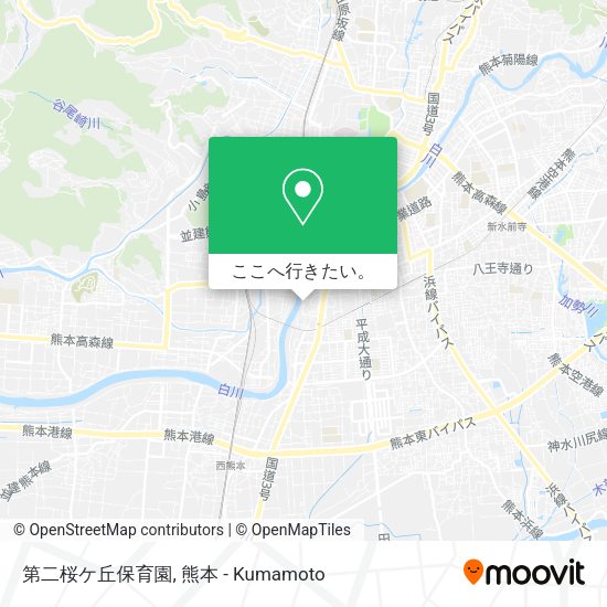 第二桜ケ丘保育園地図