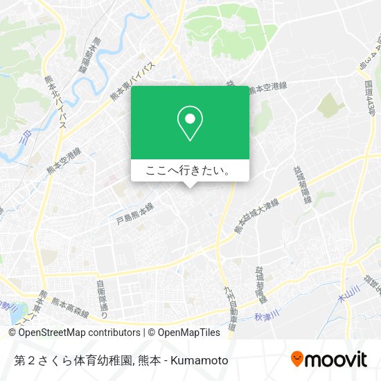 第２さくら体育幼稚園地図