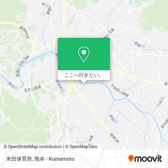 米田保育所地図