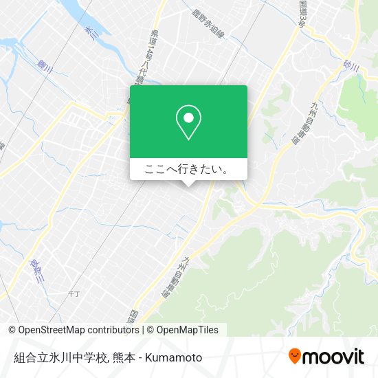 組合立氷川中学校地図