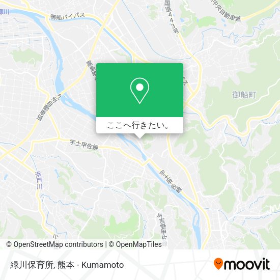 緑川保育所地図