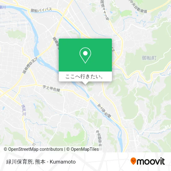 緑川保育所地図