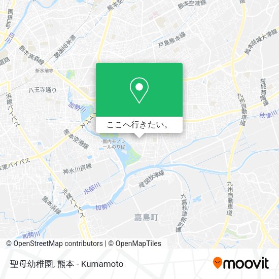 聖母幼稚園地図
