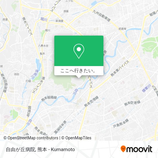 自由が丘病院地図