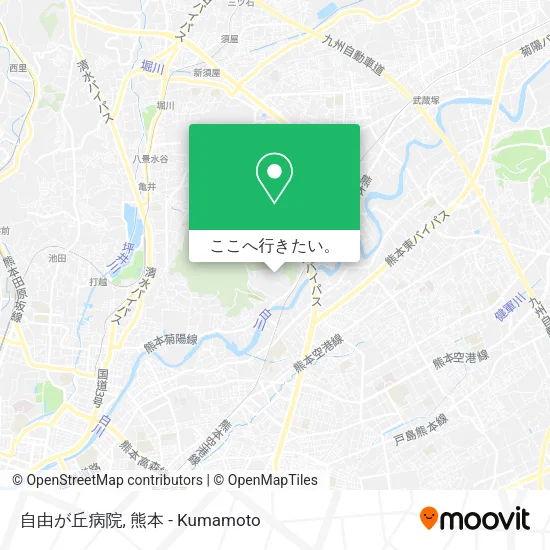 自由が丘病院地図