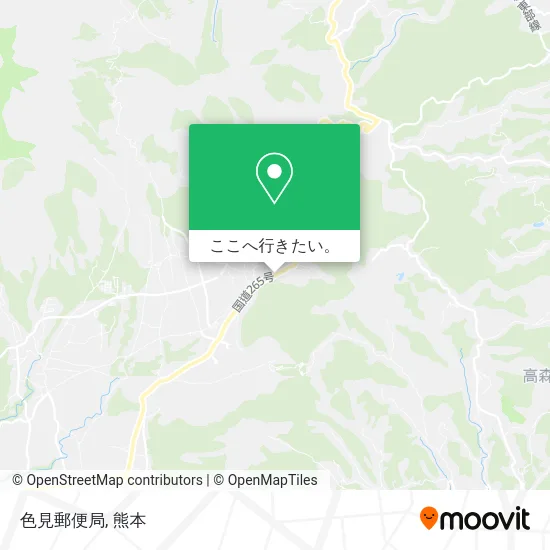 色見郵便局地図