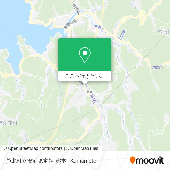 芦北町立湯浦児童館地図