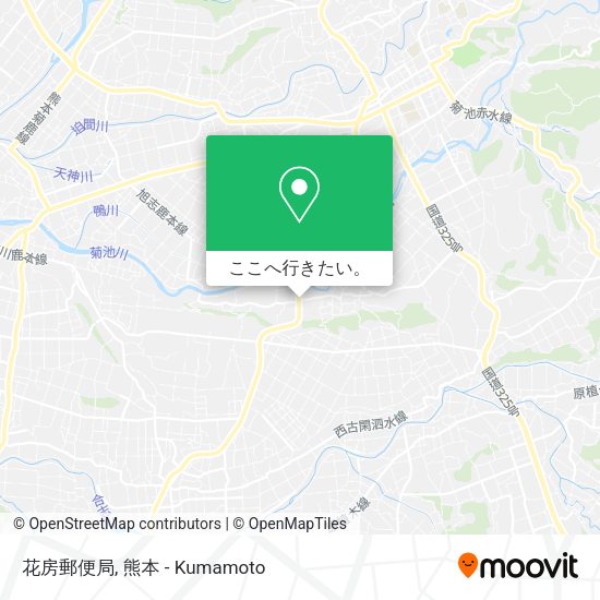 花房郵便局地図