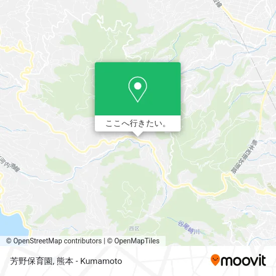 芳野保育園地図
