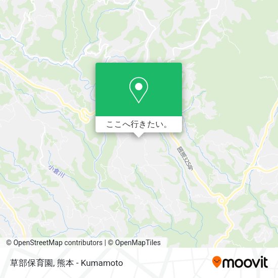 草部保育園地図