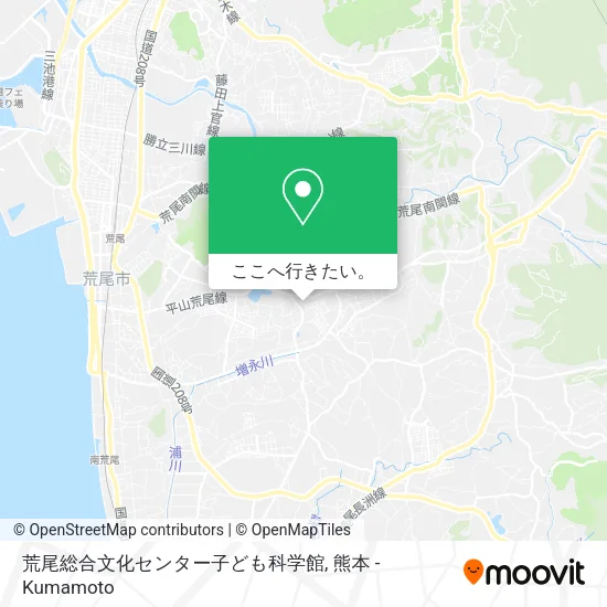 荒尾総合文化センター子ども科学館地図