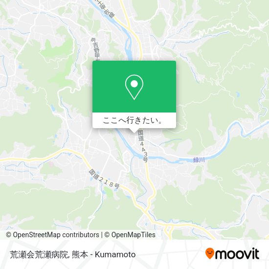 荒瀬会荒瀬病院地図