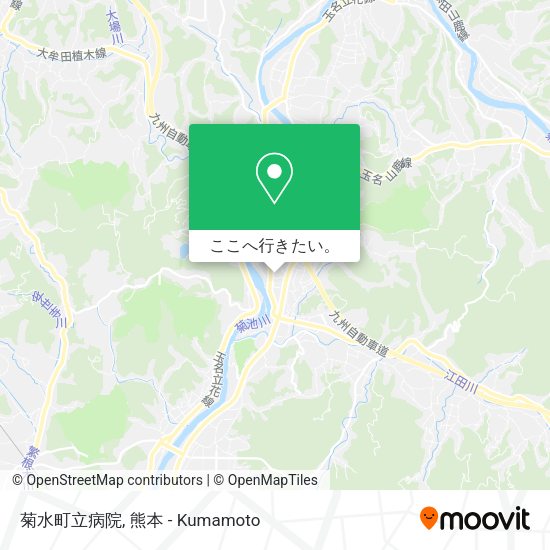 菊水町立病院地図