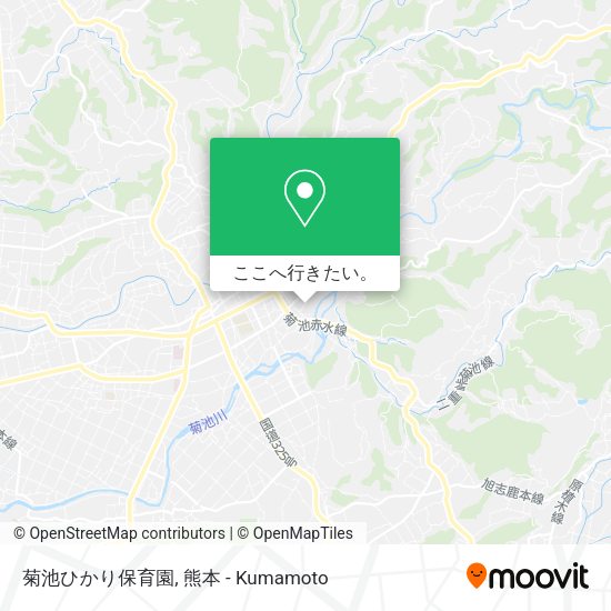 菊池ひかり保育園地図