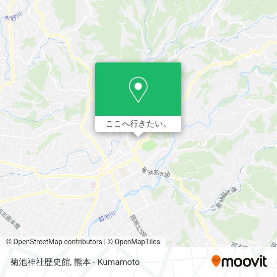 菊池神社歴史館地図
