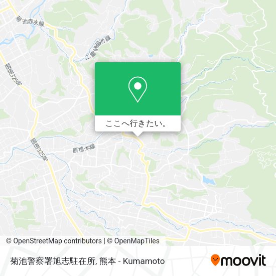 菊池警察署旭志駐在所地図