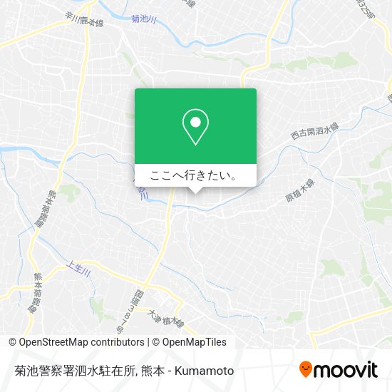 菊池警察署泗水駐在所地図